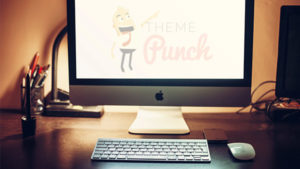 Theme Punch Slideshow on Computer Screen